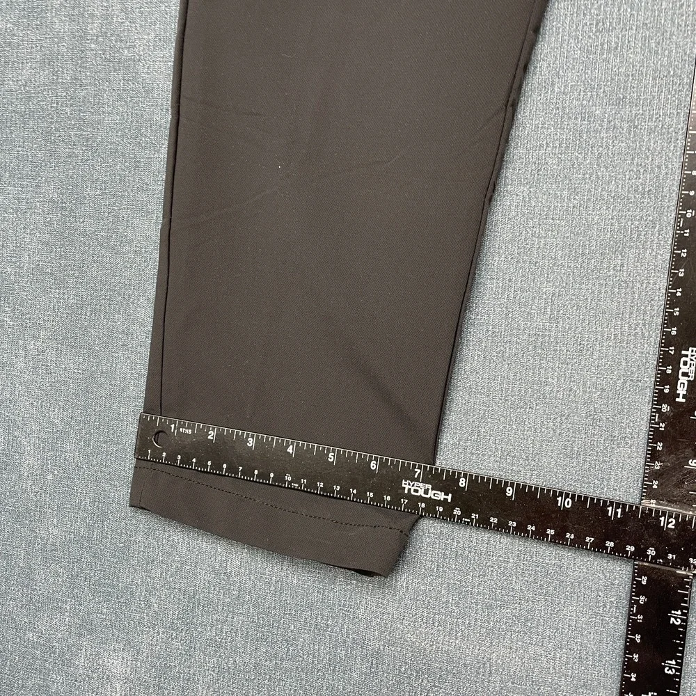 Banana Republic Chino Pants Mens 36x30 Black Pockets Casual Straight Flat Front